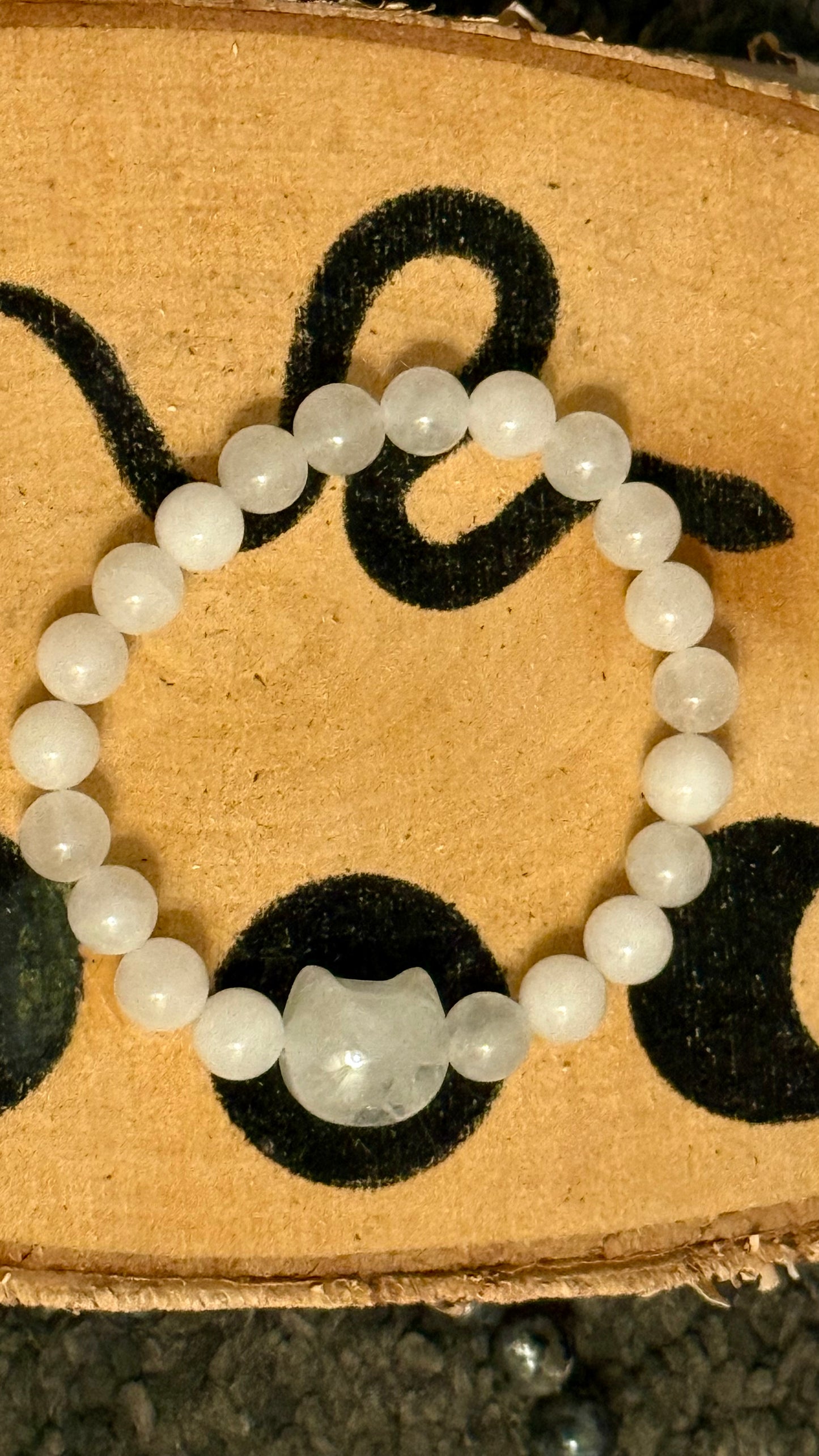 Pulsera Esotérica- Mineral de Cuarzo Transparente
