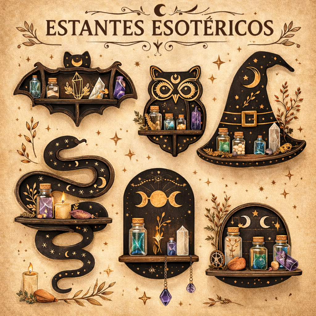 Estantes esotéricos