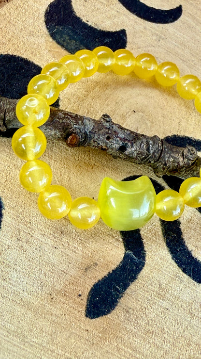 Pulsera Esotérica - Mineral de Citrino