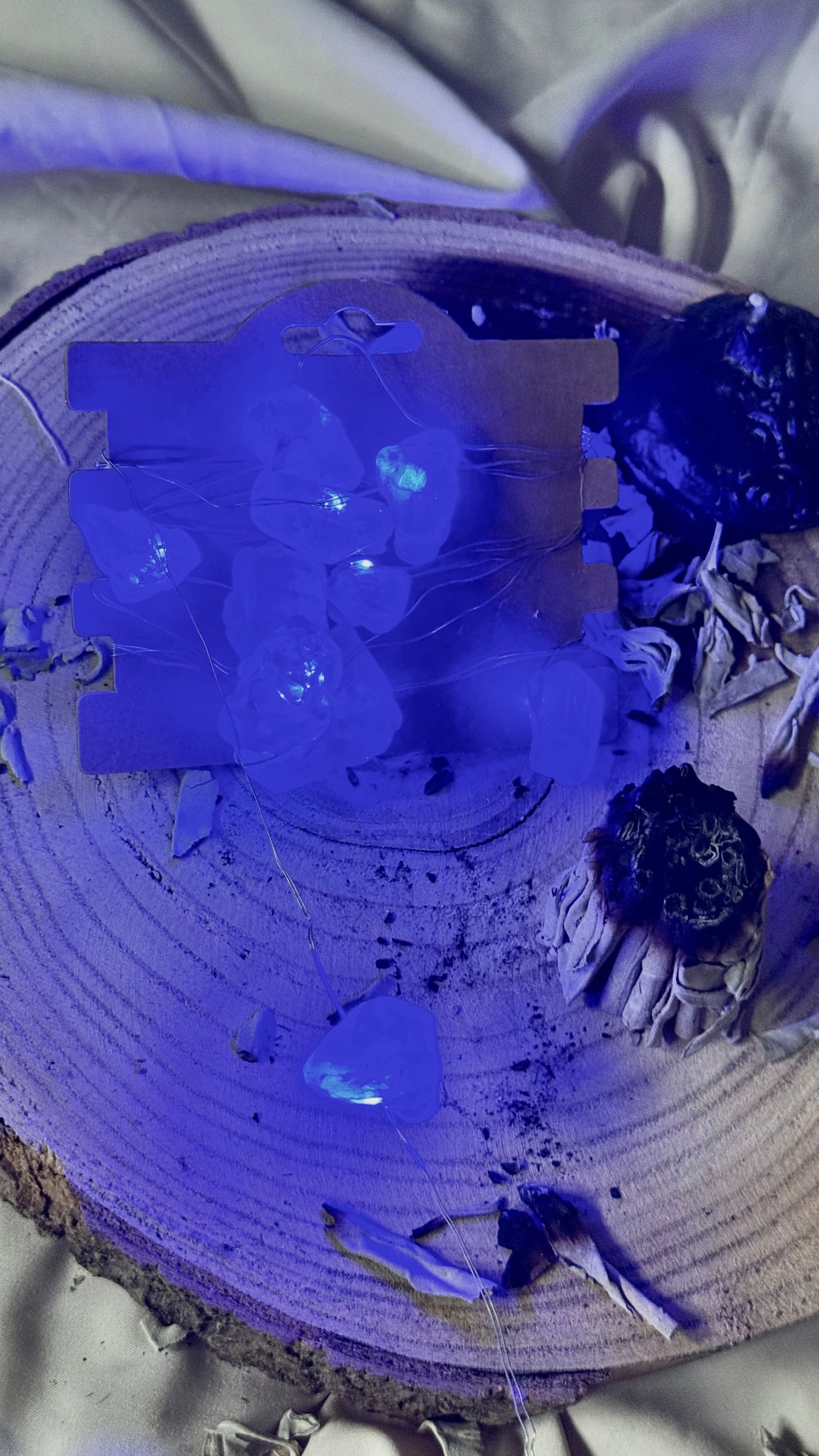 Luces Led Encantadas // Mineral de Celestita
