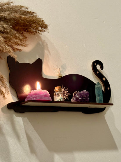 Estante Esotérico - Gato Negro Tumbado