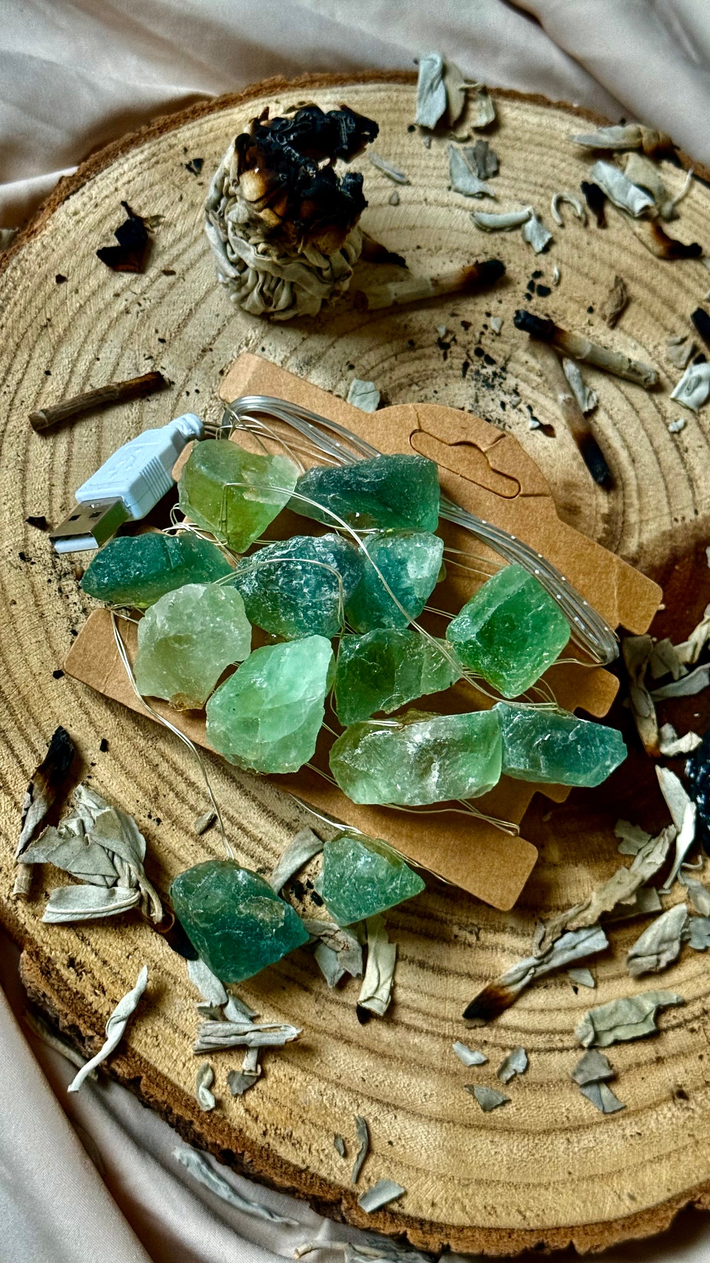 Luces Led Encantadas // Mineral de Jade