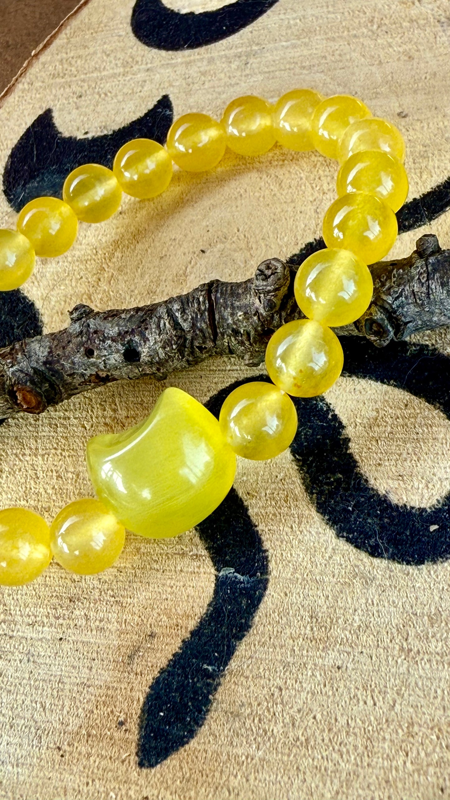 Pulsera Esotérica - Mineral de Citrino