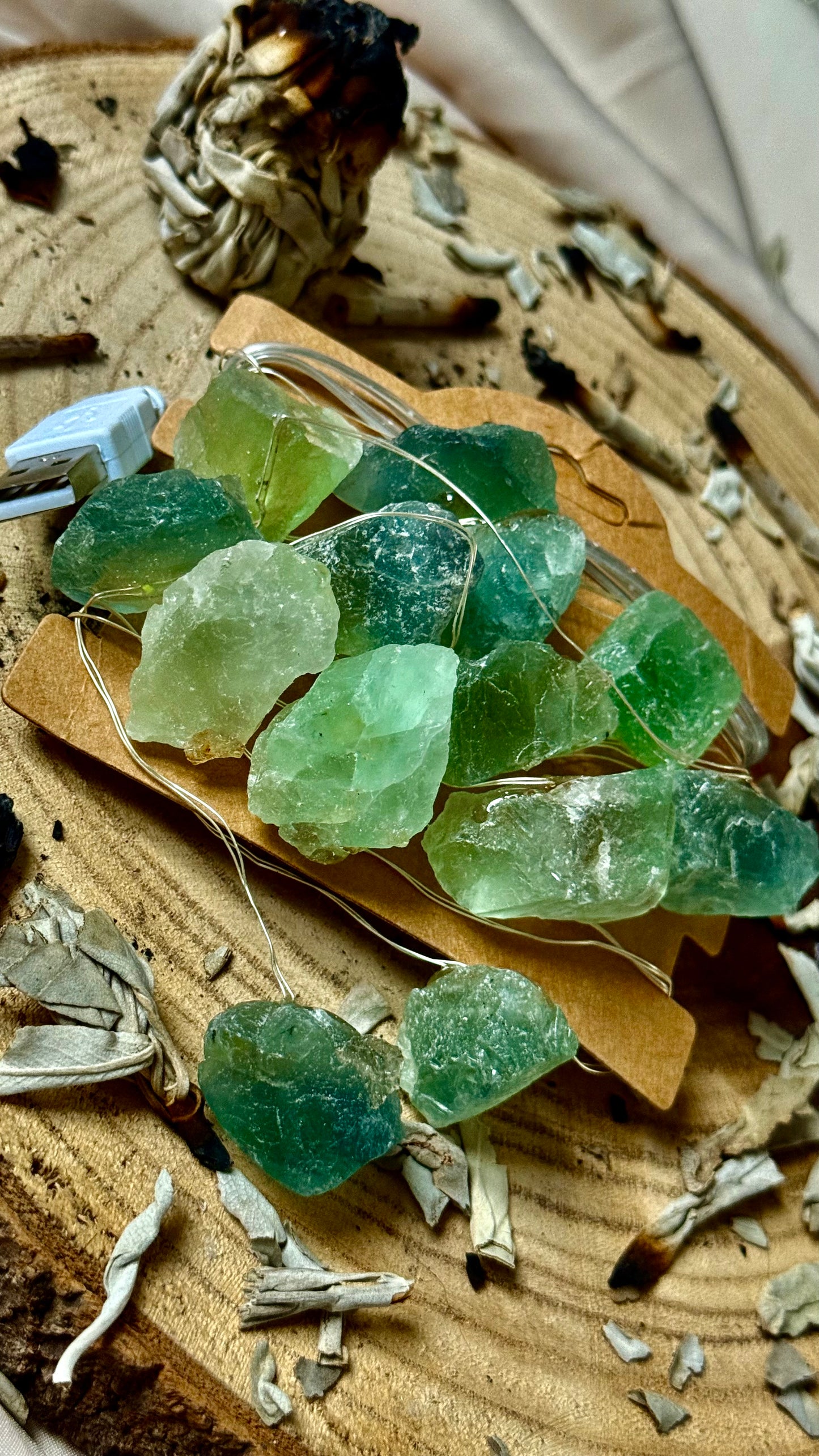 Luces Led Encantadas // Mineral de Jade