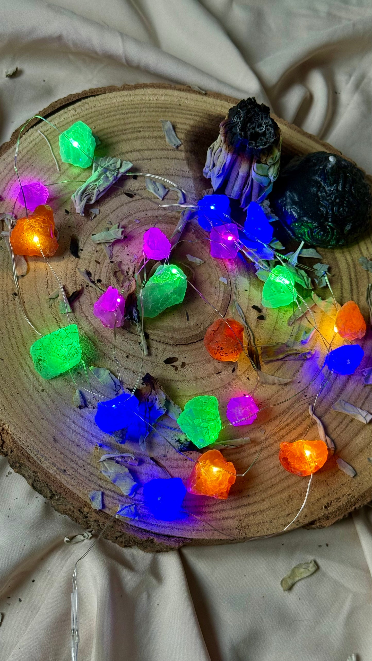 Luces Led Encantadas // Varios Minerales