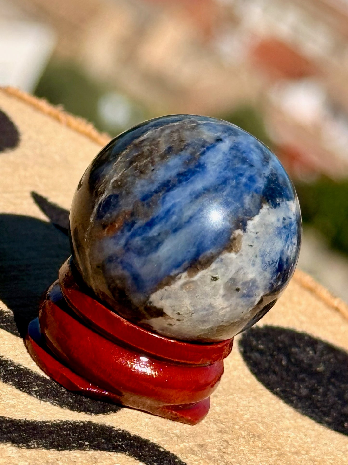 💙 Esfera de Lapislázuli Natural // Piedra de la Sabiduría y la Intuición