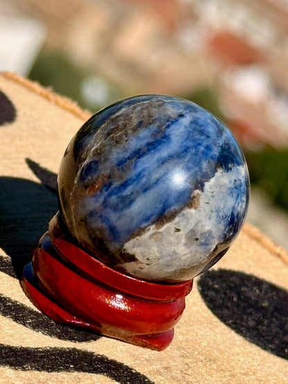 💙 Esfera de Lapislázuli Natural // Piedra de la Sabiduría y la Intuición