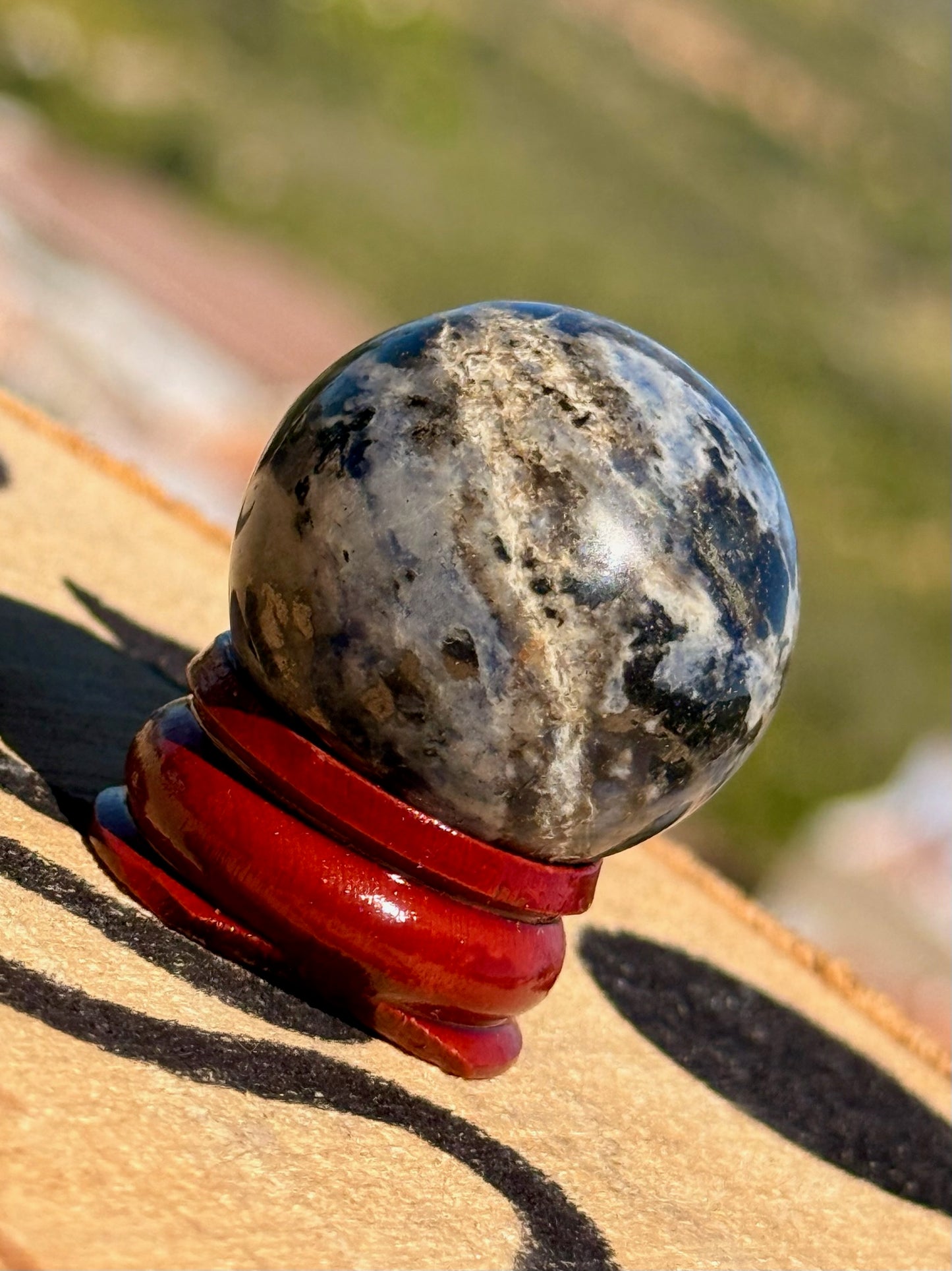 💙 Esfera de Lapislázuli Natural // Piedra de la Sabiduría y la Intuición