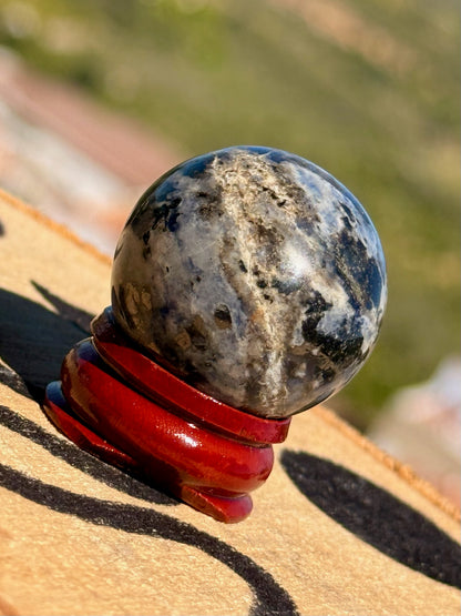 💙 Esfera de Lapislázuli Natural // Piedra de la Sabiduría y la Intuición