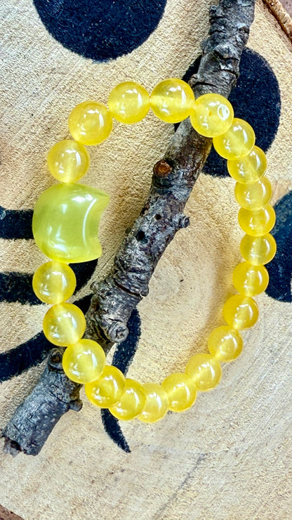 Pulsera Esotérica - Mineral de Citrino