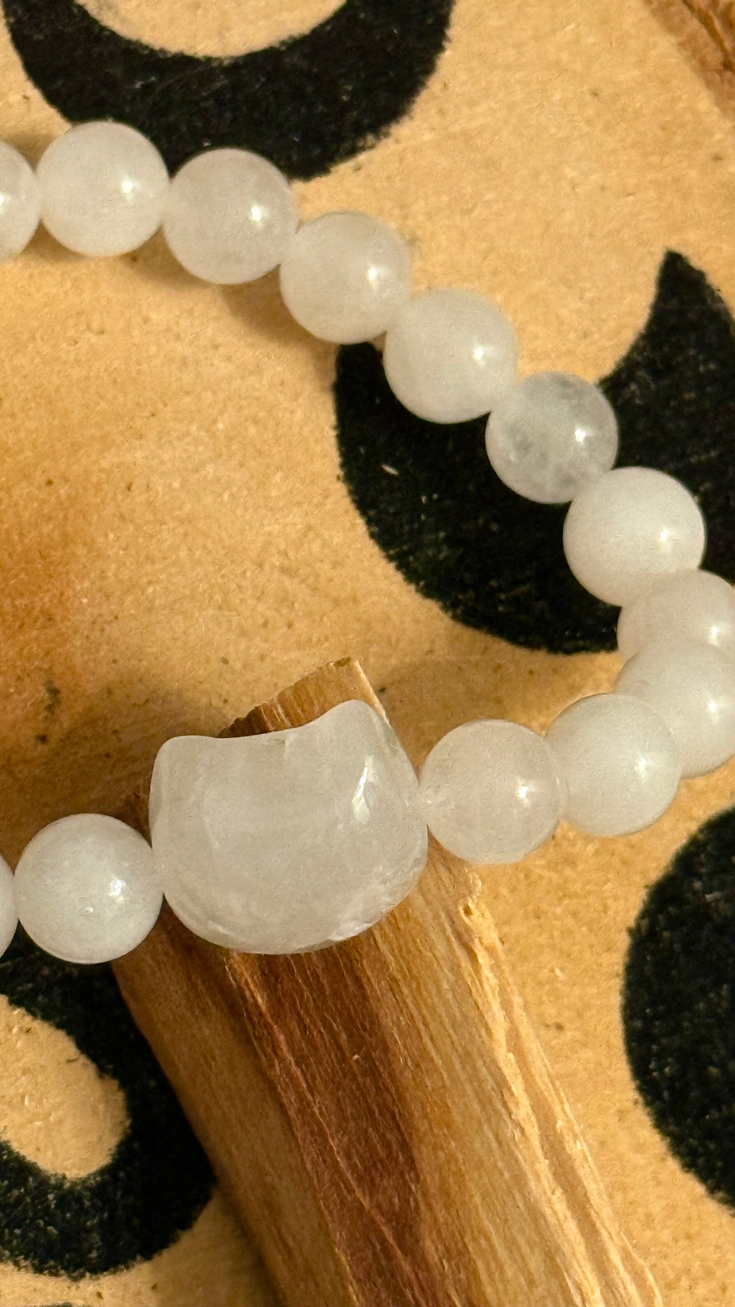 Pulsera Esotérica- Mineral de Cuarzo Transparente