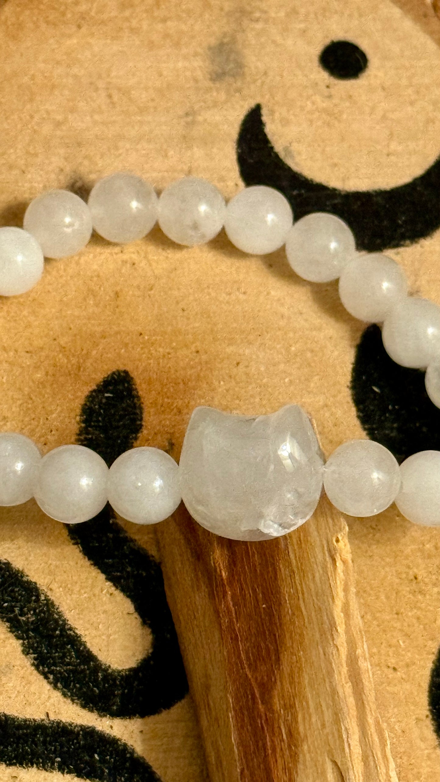 Pulsera Esotérica- Mineral de Cuarzo Transparente