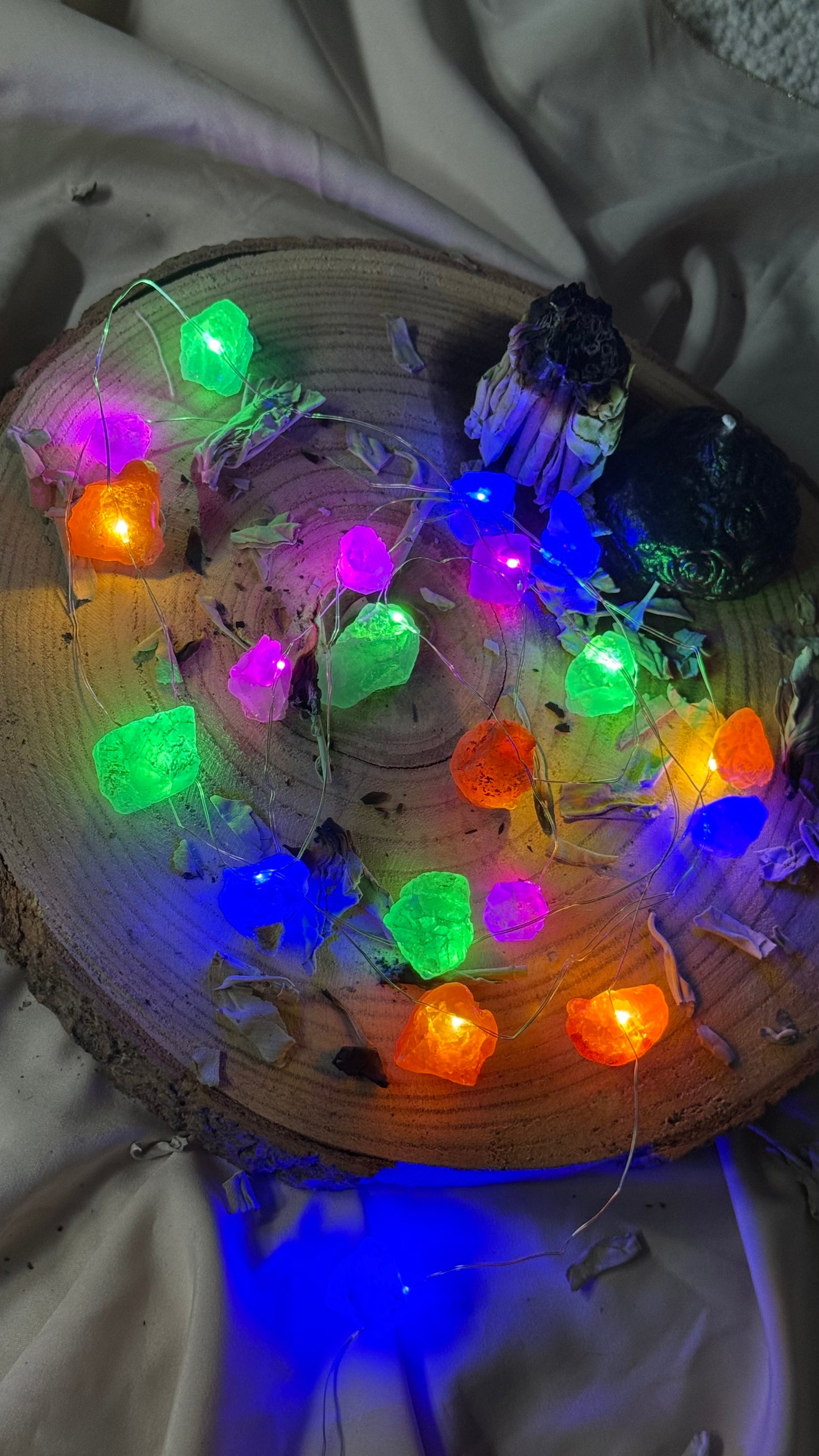 Luces Led Encantadas // Varios Minerales