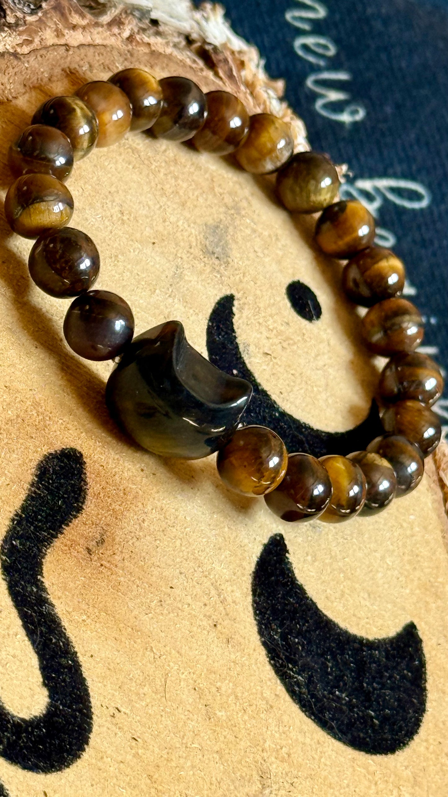 Pulsera Esotérica- Mineral de Ojo de Tigre