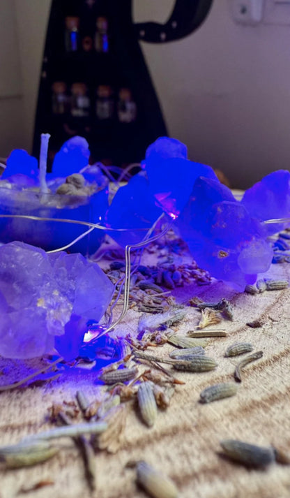 Luces Led Encantadas // Mineral de Amatista