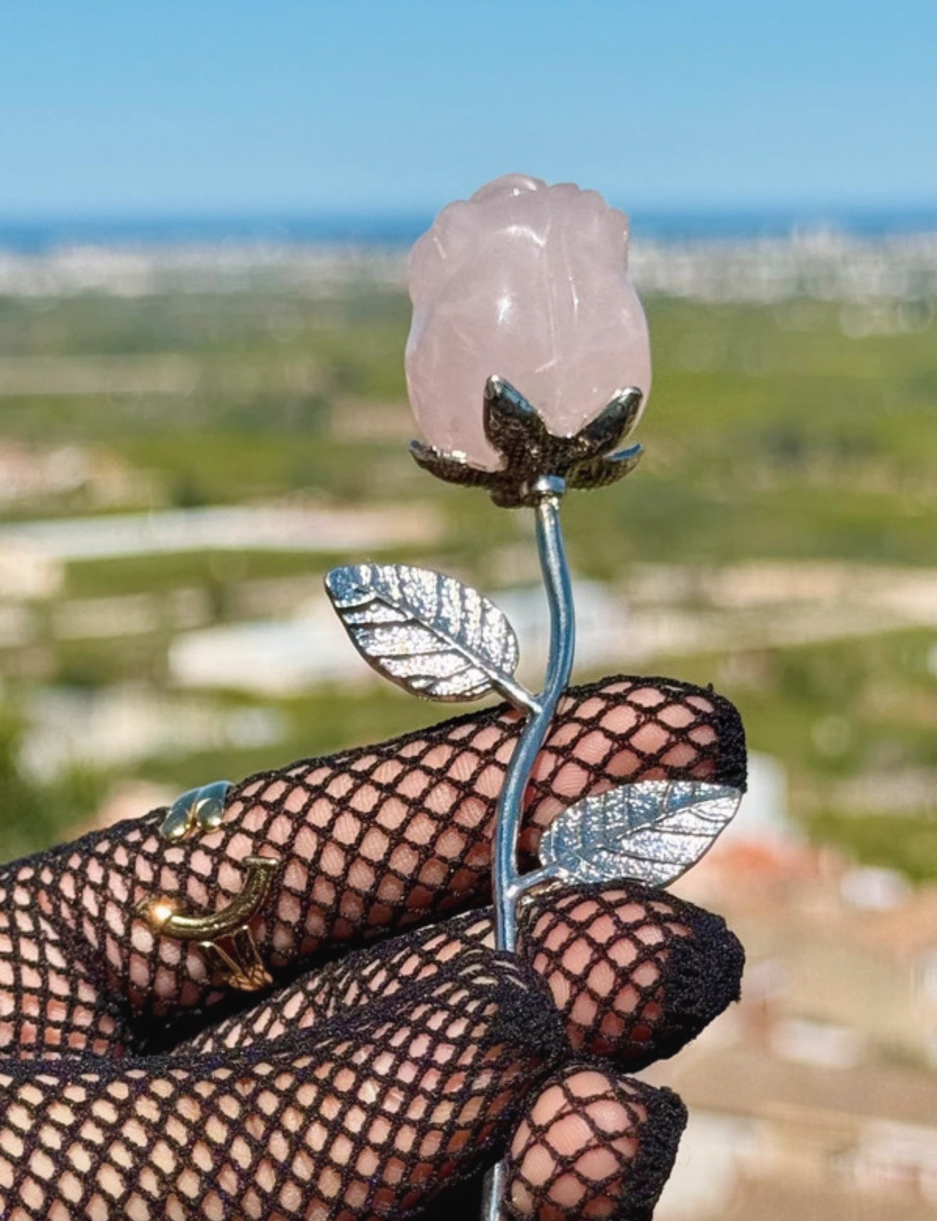 La Rosa del Amor - Cuarzo Rosa - Mineral Natural