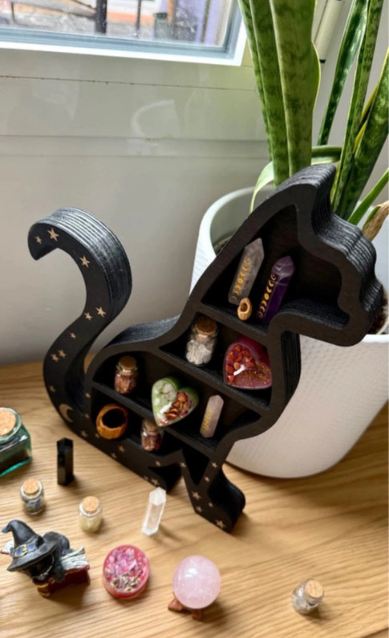 Estante Esotérico - Gato Negro Grande