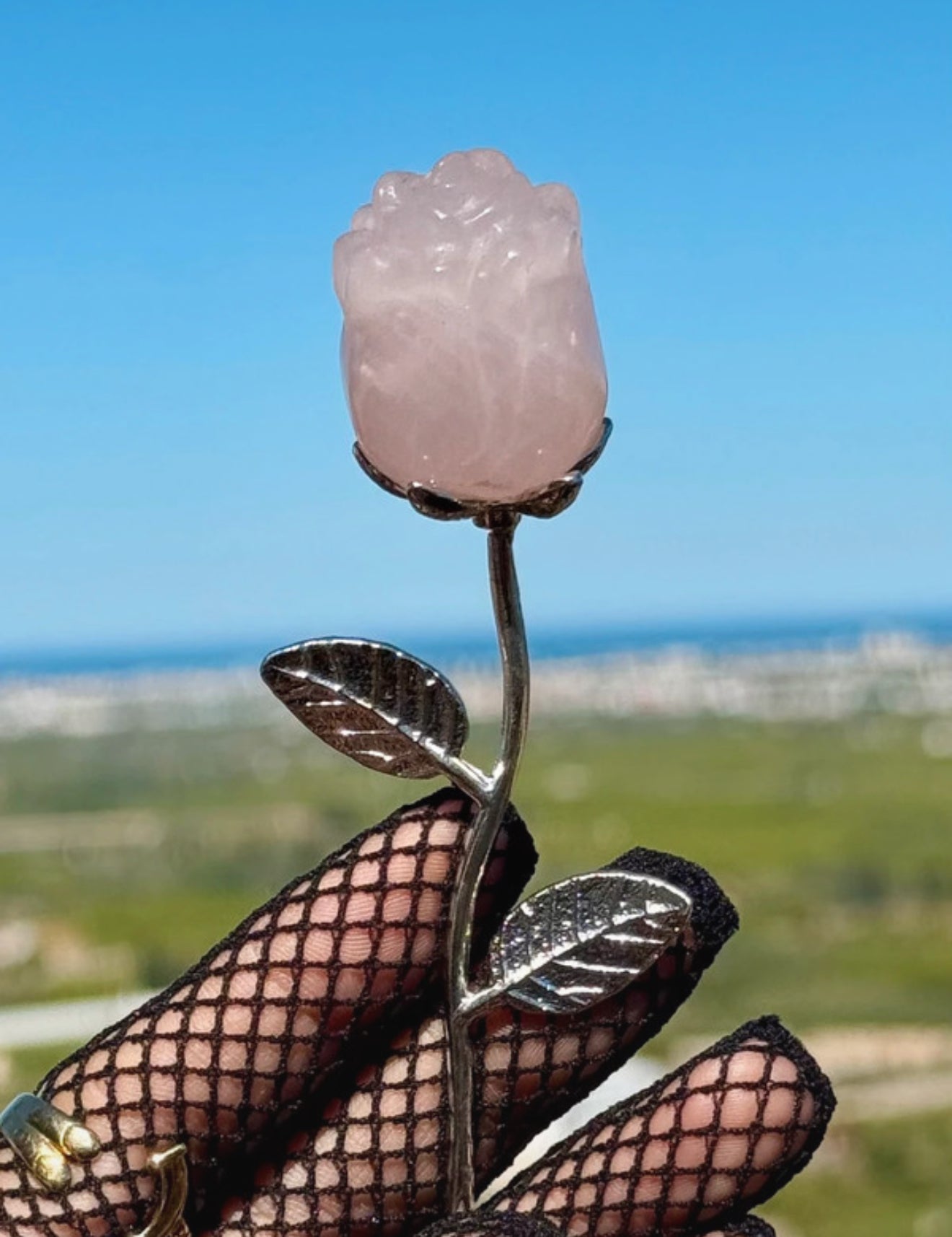 La Rosa del Amor - Cuarzo Rosa - Mineral Natural
