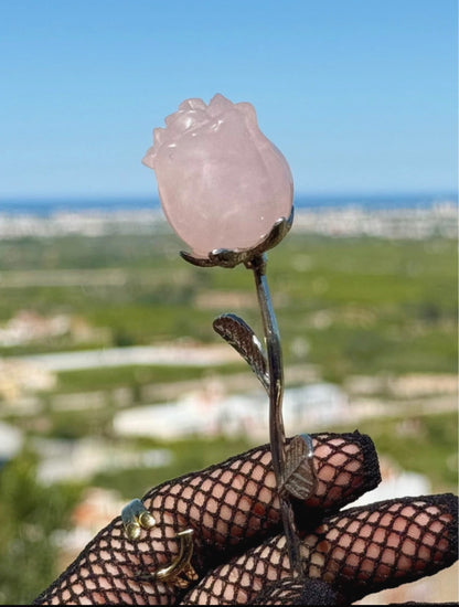 La Rosa del Amor - Cuarzo Rosa - Mineral Natural