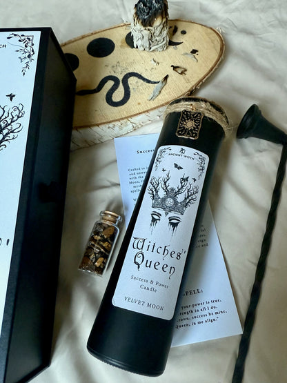 🕯️ Vela Purificadora - 🧙🏼‍♀️Ritual Éxito y Poder - Reina de las Brujas