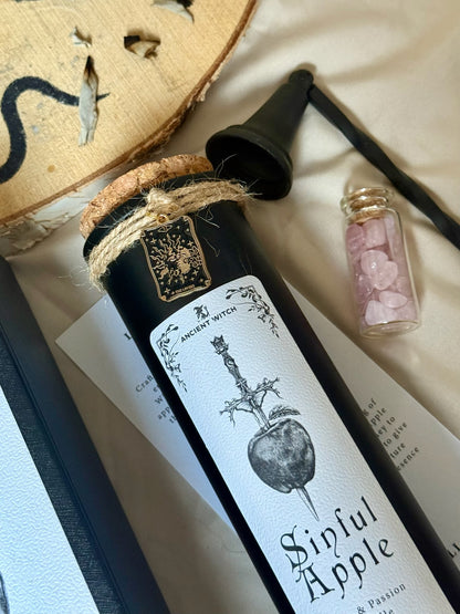 🕯️ Vela Purificadora - 🍎Ritual de Amor y Pasión - Manzana Pecaminosa