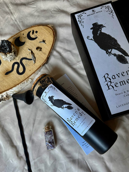 🕯️ Vela Purificadora - 🐦‍⬛ Ritual Paz y Armonía - Remedio de los Cuervos