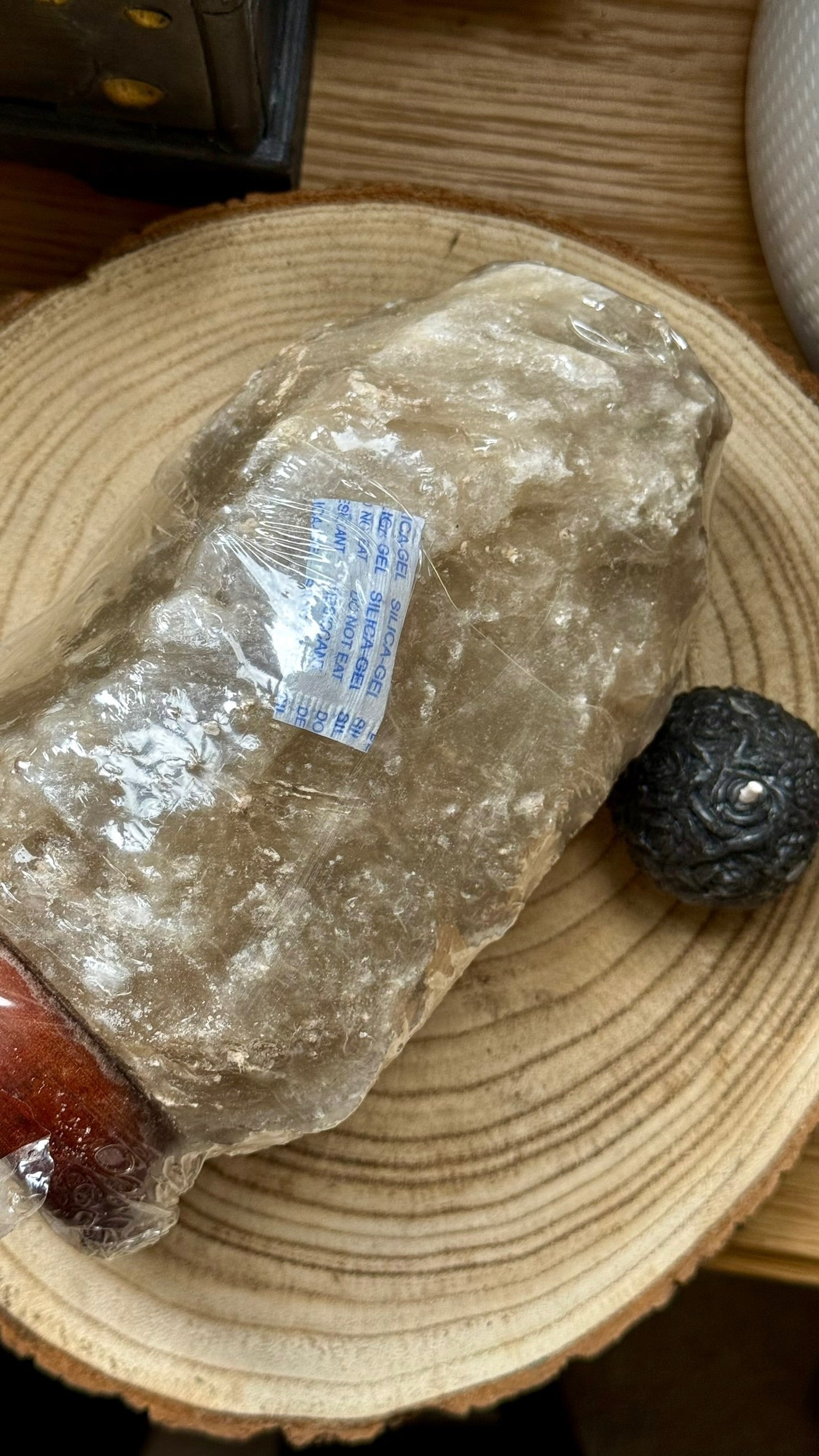 🪔 Lámpara de Sal Gris de Himalaya (Pakistán) - 3/5 Kg