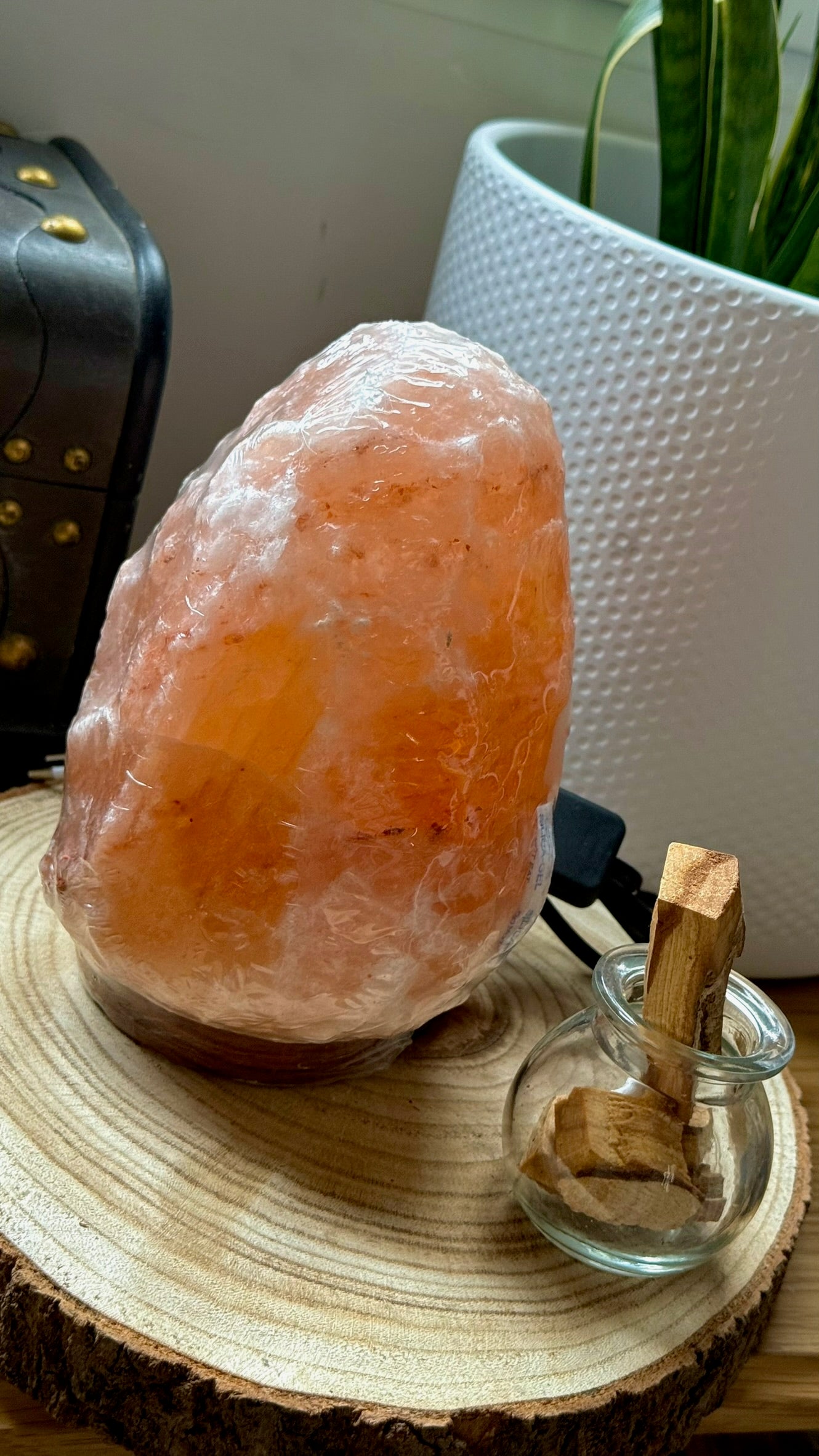 🪔 Lámpara de Sal Rosa de Himalaya (Pakistán) - 2/3 Kg