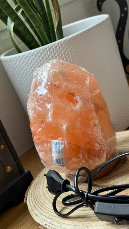 🪔 Lámpara de Sal Rosa de Himalaya (Pakistán) - 2/3 Kg