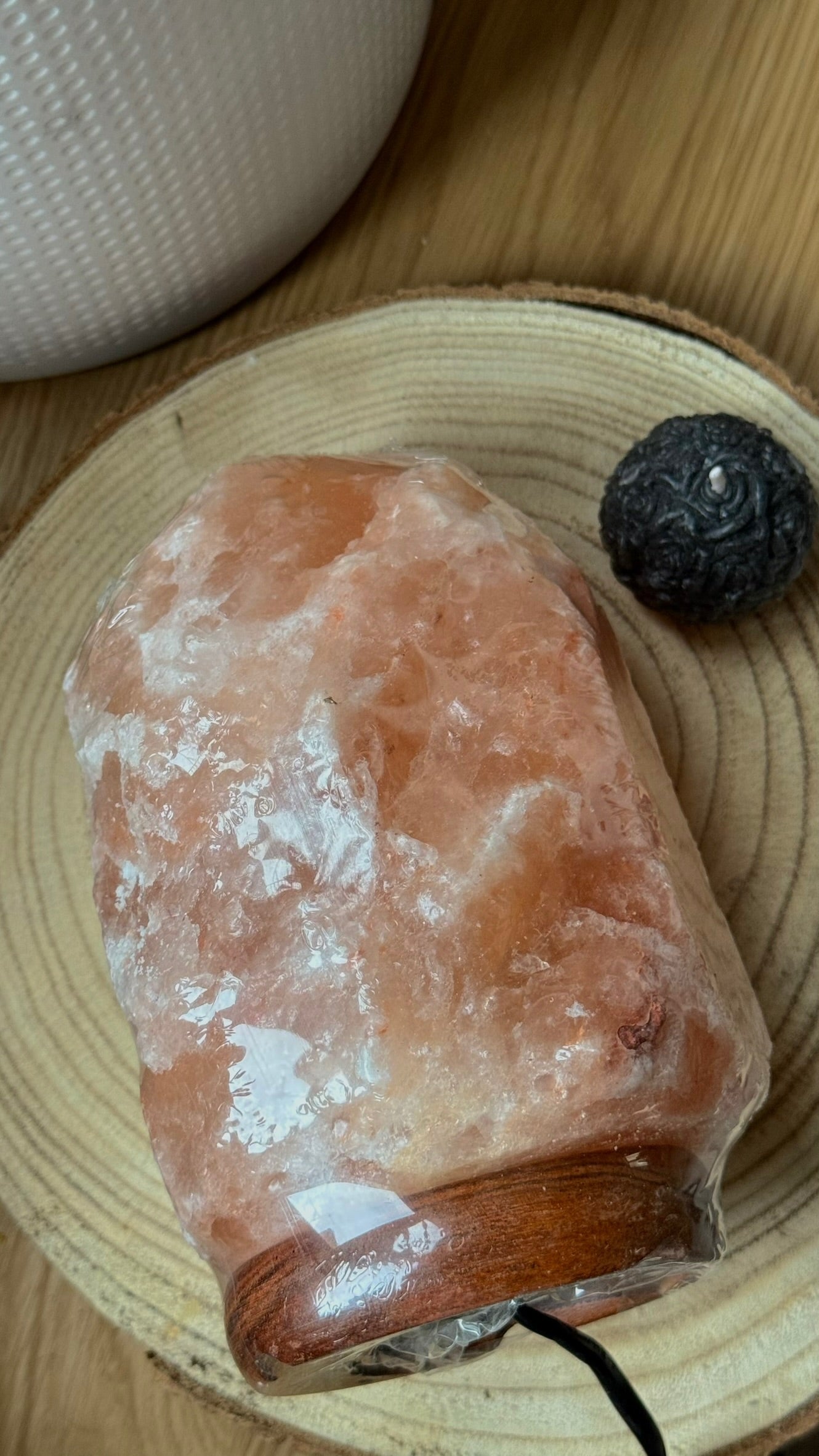 🪔 Lámpara de Sal Rosa de Himalaya (Pakistán) - 2/3 Kg