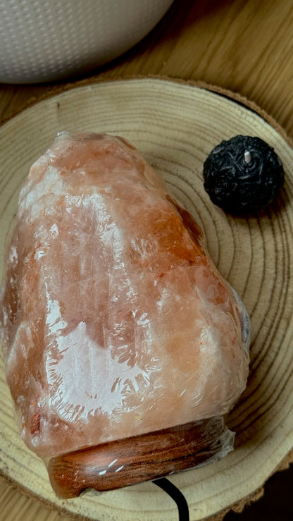 🪔 Lámpara de Sal Rosa de Himalaya (Pakistán) - 2/3 Kg