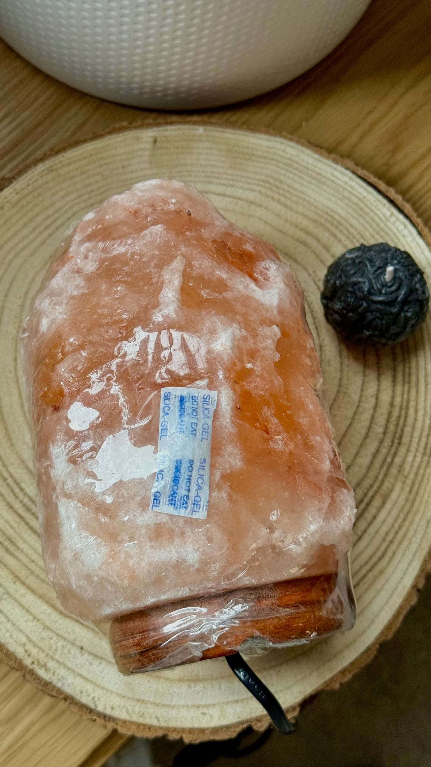 🪔 Lámpara de Sal Rosa de Himalaya (Pakistán) - 2/3 Kg