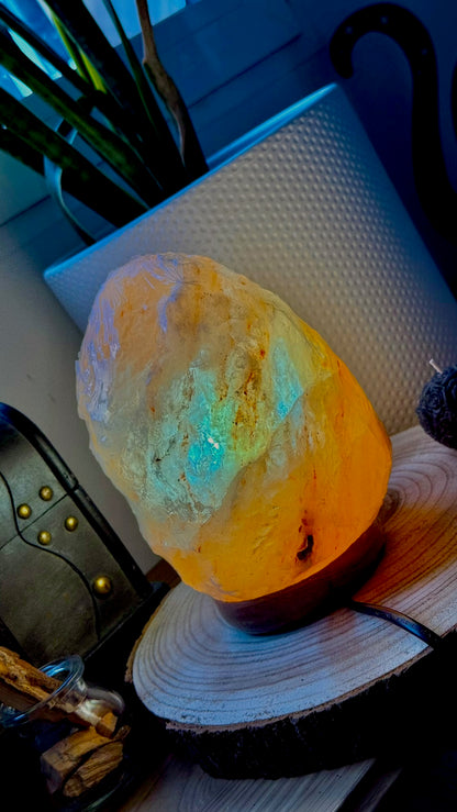 🪔 Lámpara de Sal Rosa de Himalaya (Pakistán) - 2/3 Kg