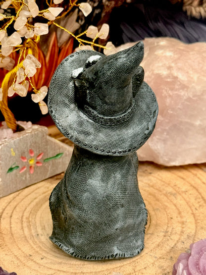 Figura esotérica - Gato Negro - Sombrero Bruja