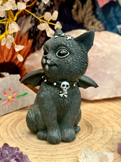 Figura esotérica - Gato Negro con Perilla