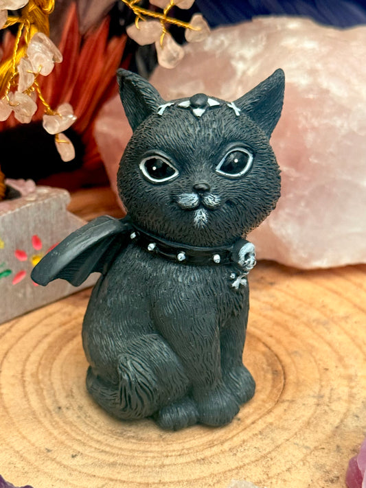 Figura esotérica - Gato Negro con Perilla