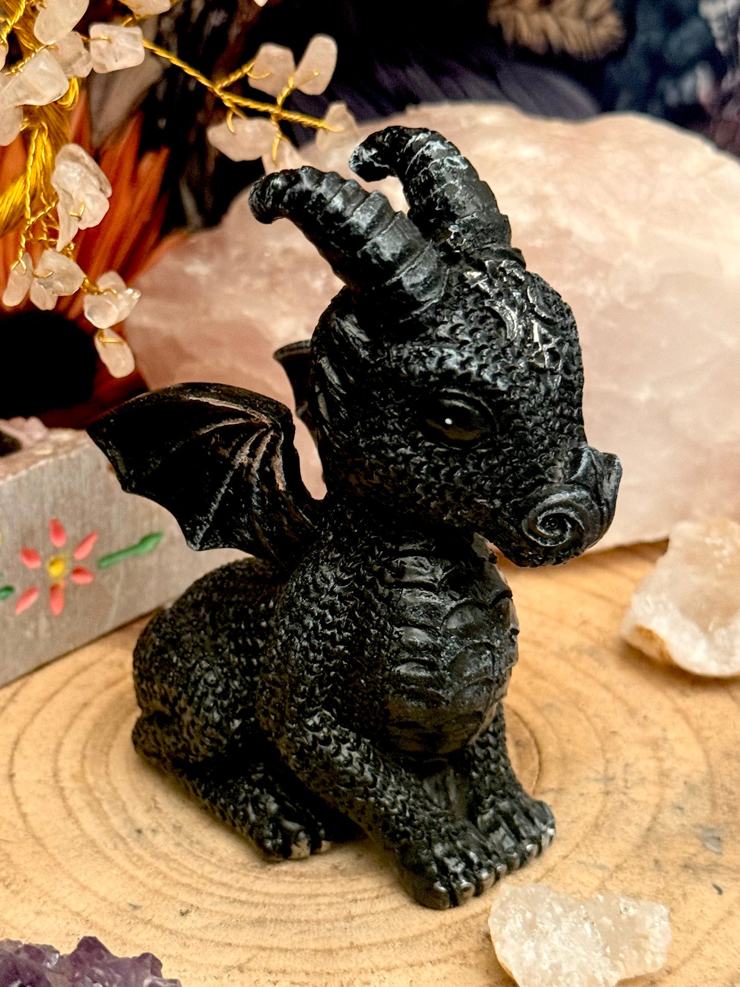 Figura Mística - Dragón Negro